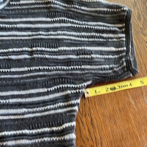 Calvin Klein Jeans cowl neck sweater wool blend size L short sleeves glitter - Picture 11 of 12